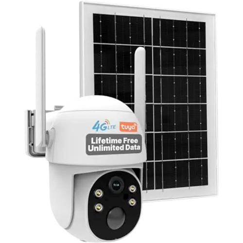 4G LTE Cellular Solar Security Camera