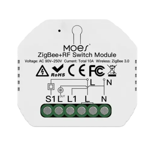 ZigBee 3.0 RF Switch Module 1 Gang