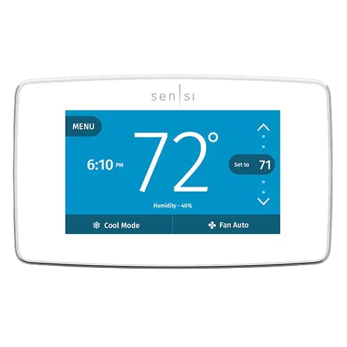 Touch smart thermostat