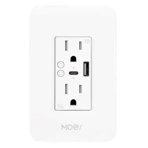 Smart WiFi 2 USB Wall Outlet
